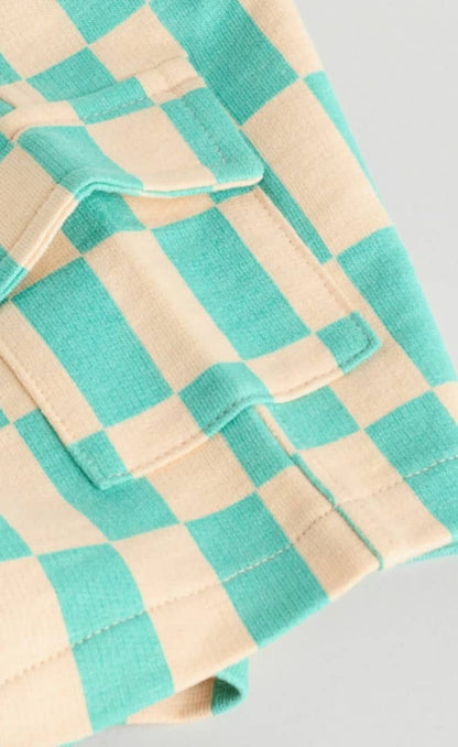 Checkerboard Cargo Shorts