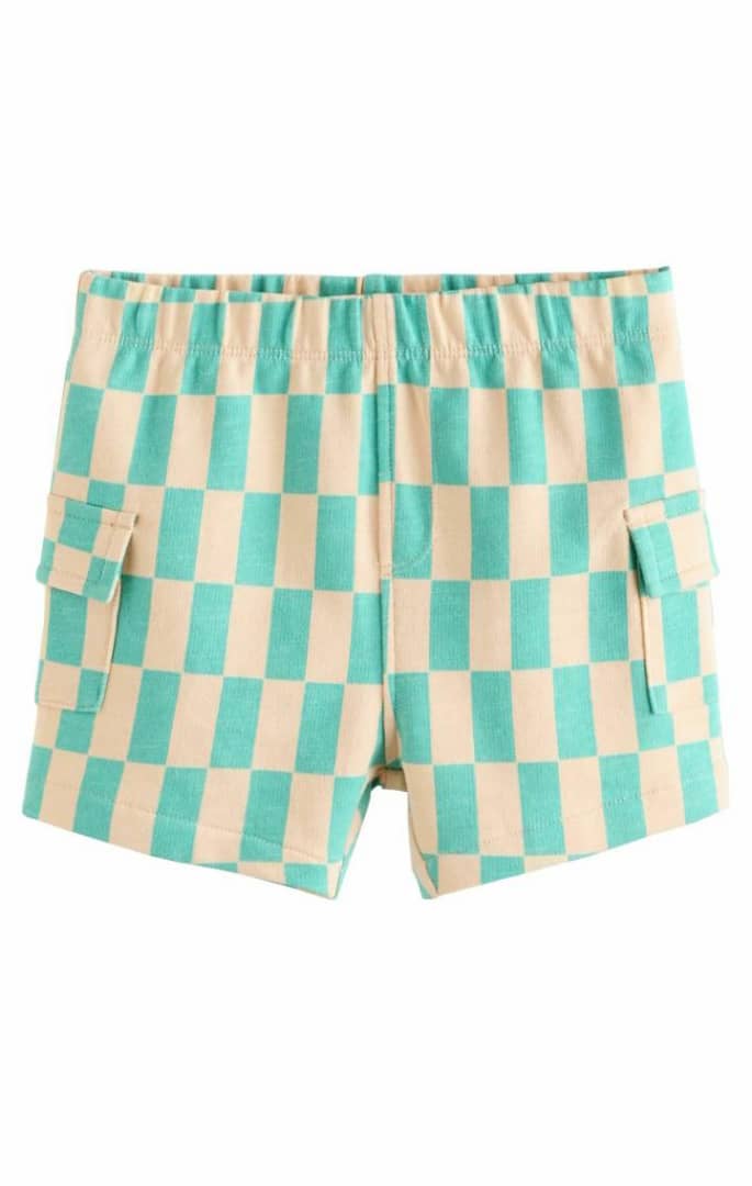 Checkerboard Cargo Shorts