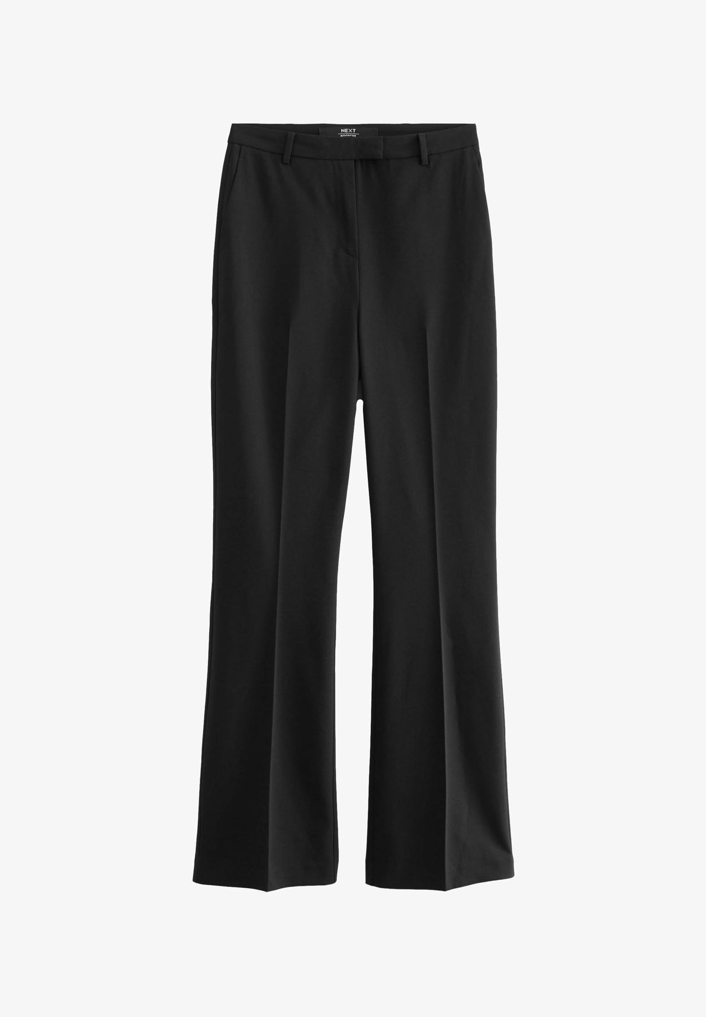 Black Tailored Stretch Bootcut Trouser