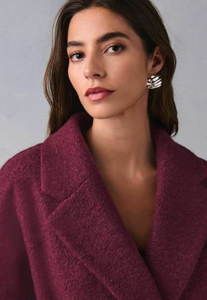 Next Burgundy Belted Coatigan