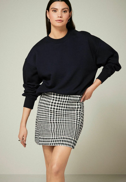 Black/White Mini Skirt