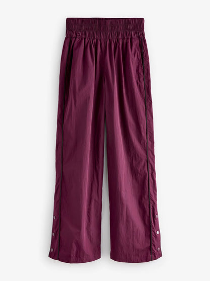 Burgundy Red Active Track Pants