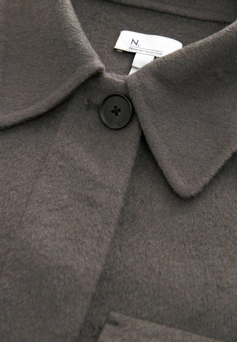 Handsewn Petite summer Jacket Mushroom Grey