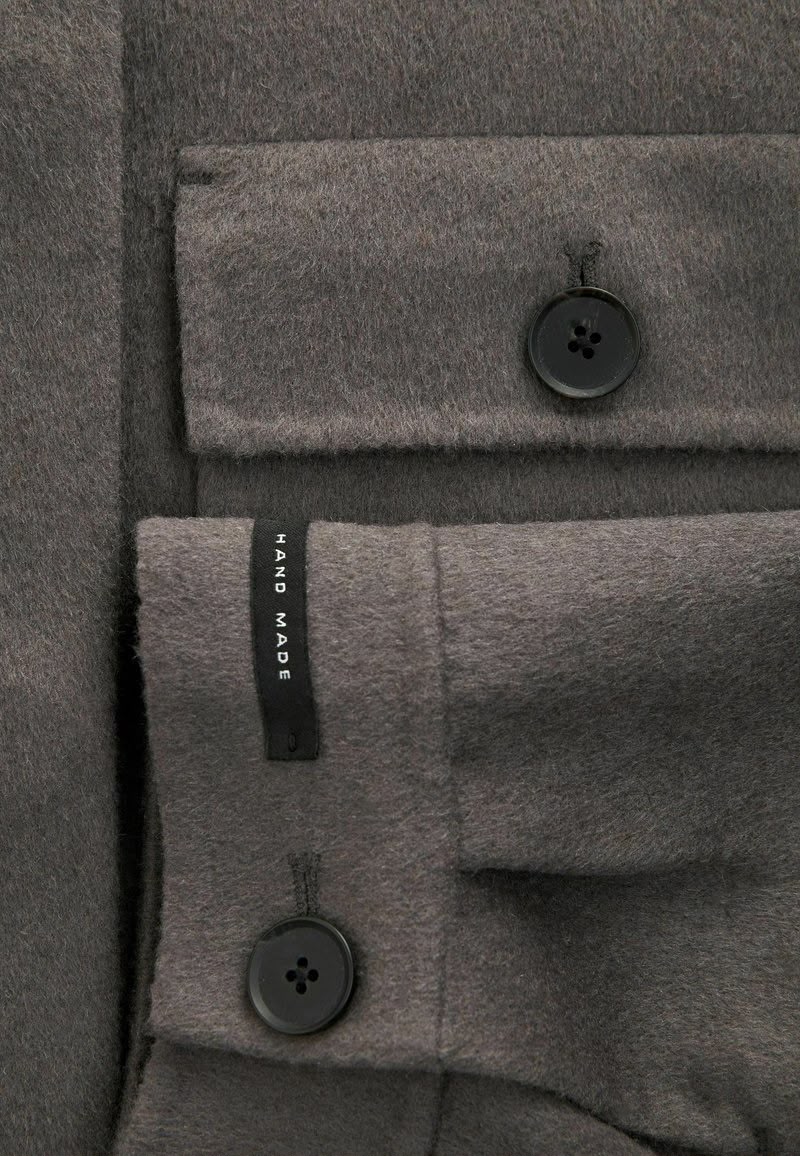 Handsewn Petite summer Jacket Mushroom Grey