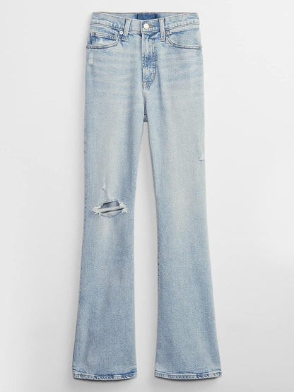 High Raise Flare Denim Jeans