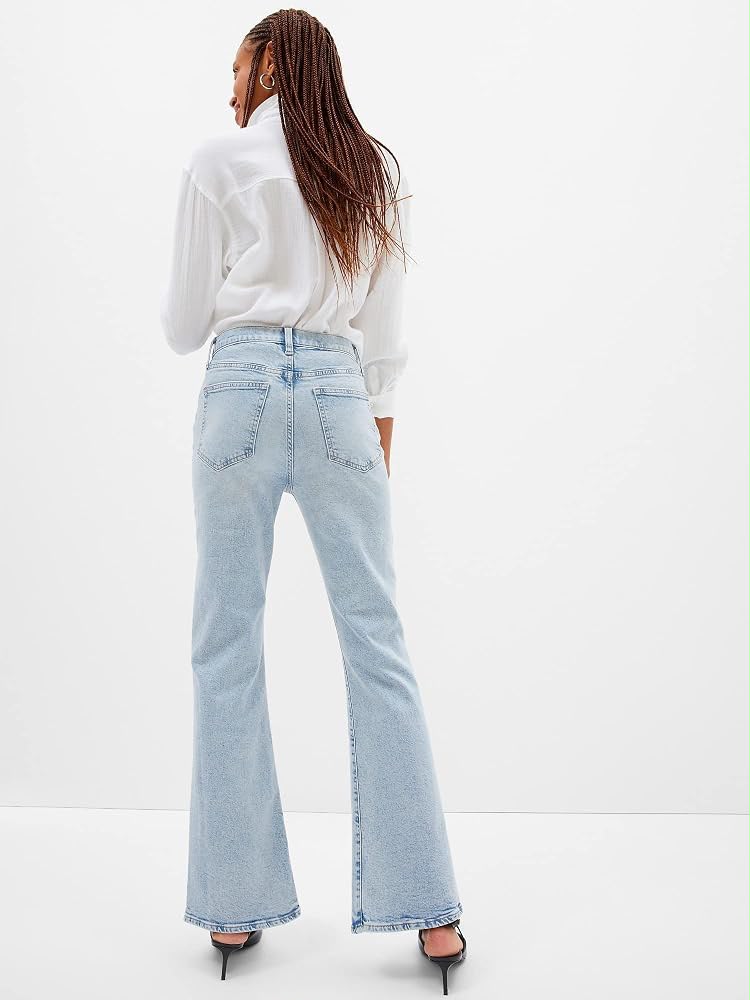 High Raise Flare Denim Jeans
