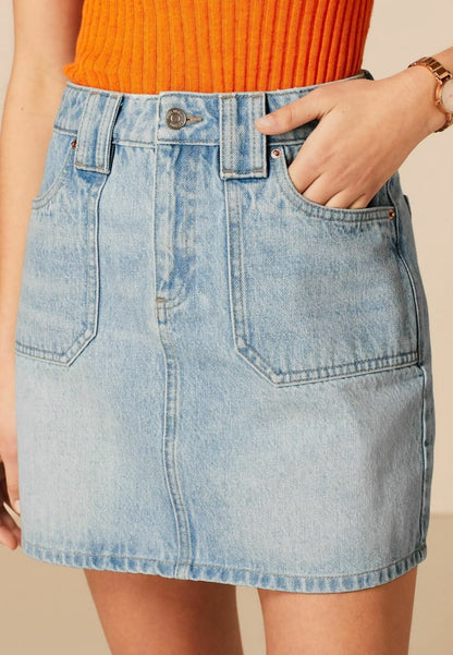 Next Line Skirt Blue