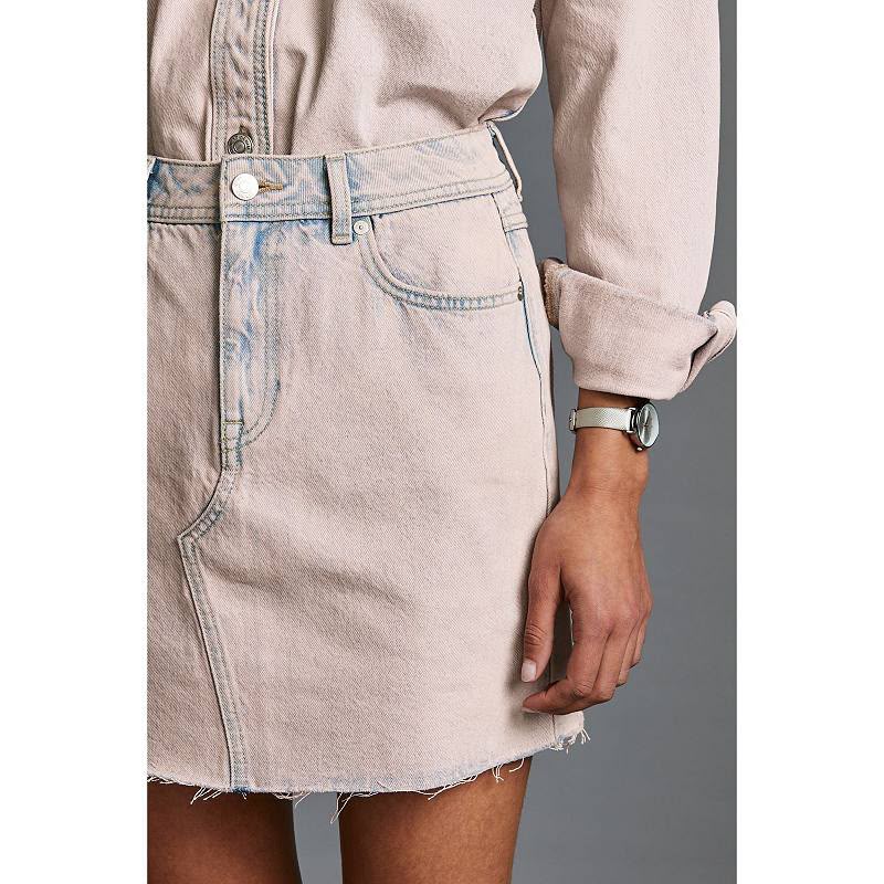 Next Tinted Denim Mini Skirt