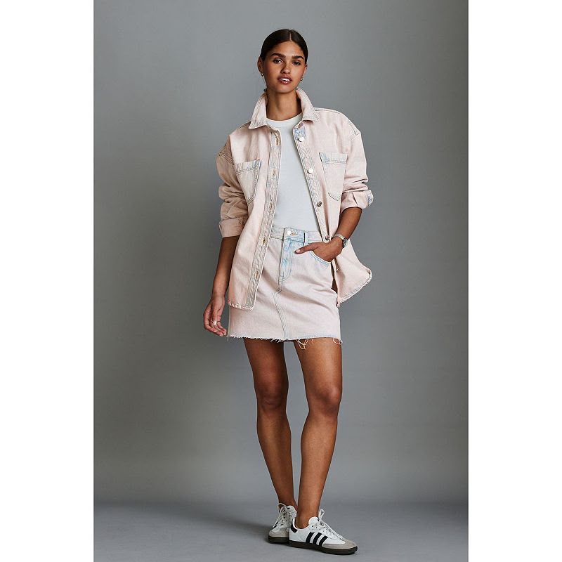 Next Tinted Denim Mini Skirt