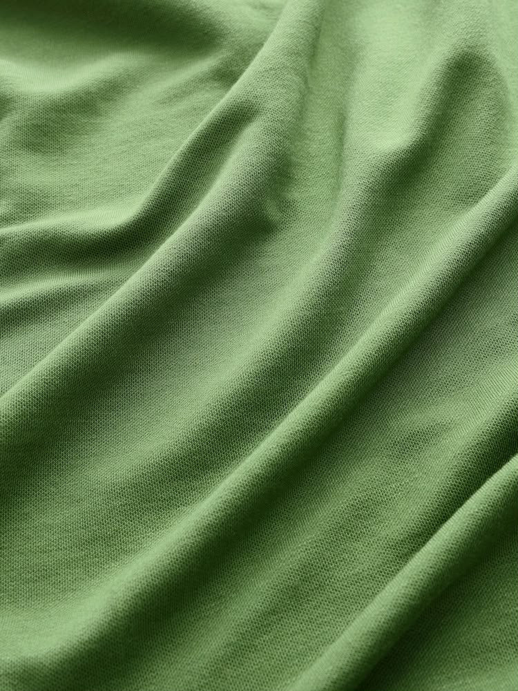 Khaki Green Twist Detailed Slinky Maxi Dress