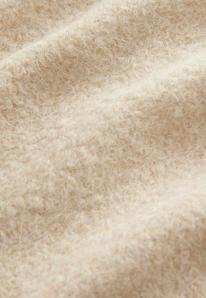 Cream Revere Collar Coatigan