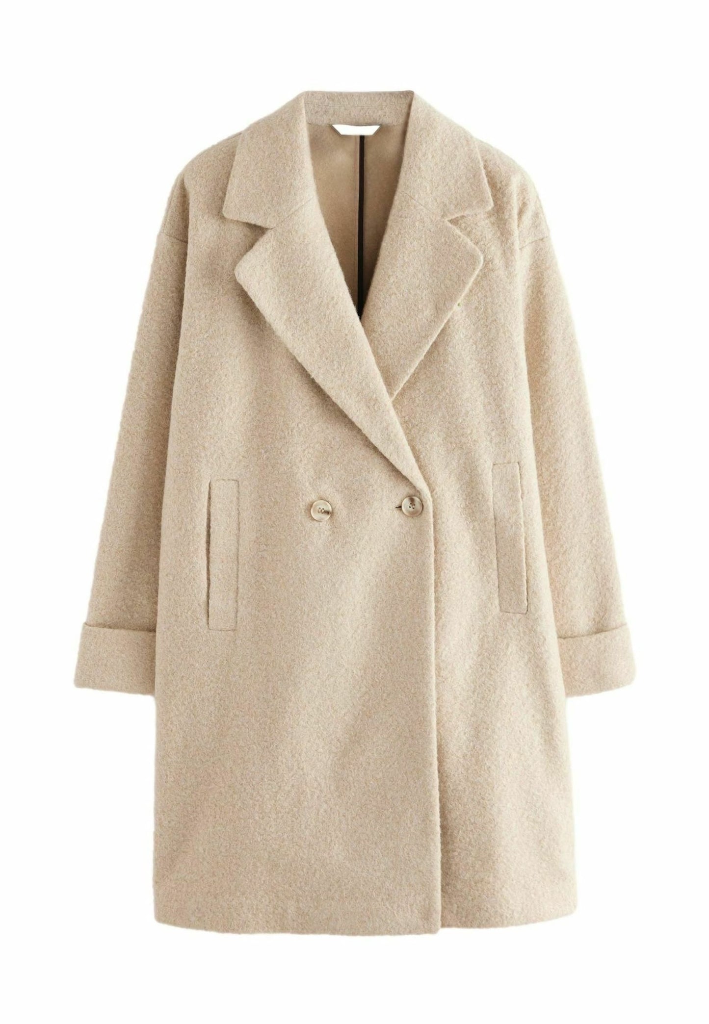 Cream Revere Collar Coatigan