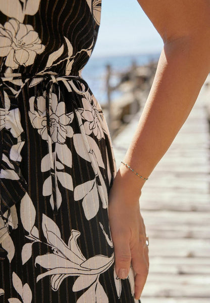 Frill Wrap Dress