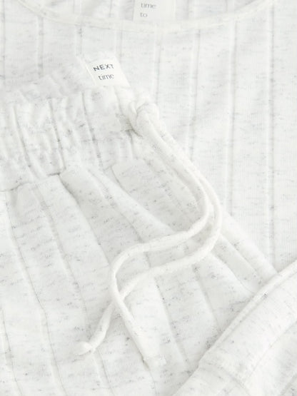 Next Mottled White Trouser Pajamas