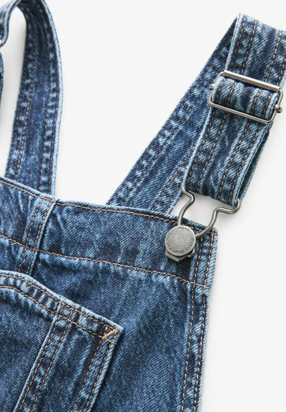 REGULAR FIT - Dungarees - Denim Dark Blue