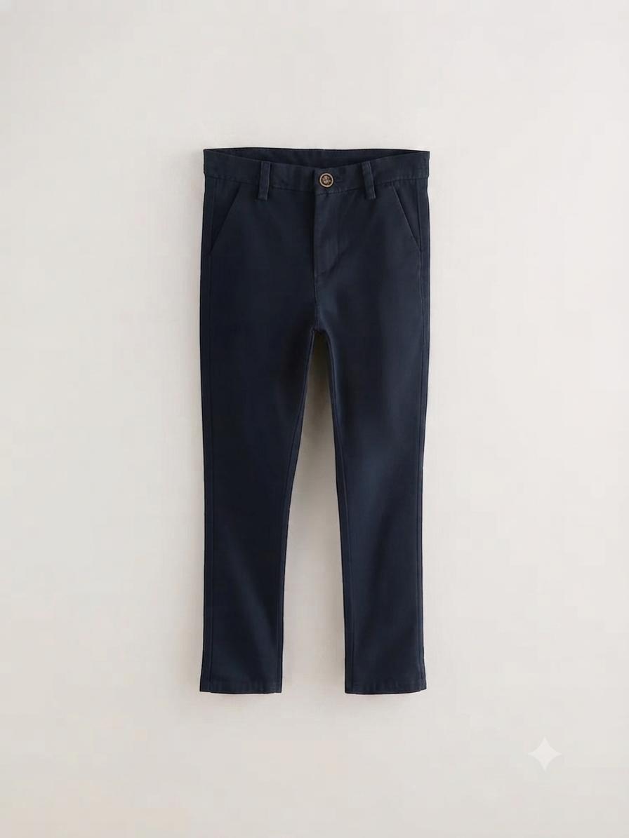 Black/Navy Skinny Fit Stretch Skinny Chino Trousers 2 Pack
