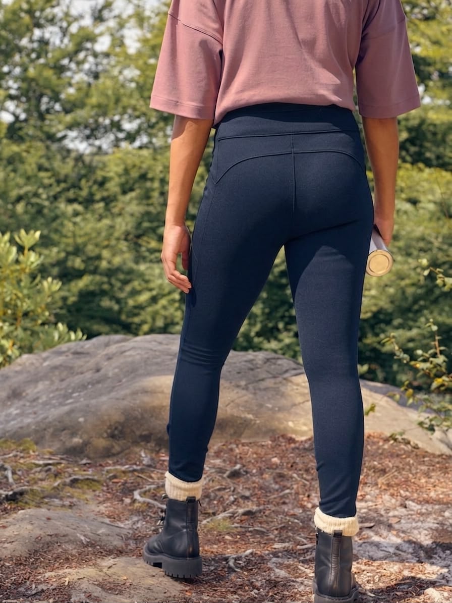 Black Element Fleece Linened Leggings