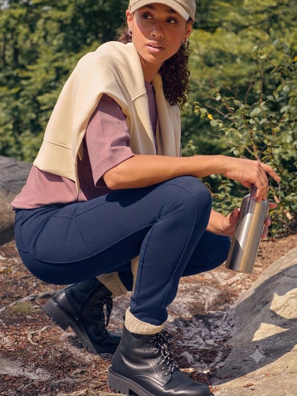 Black Element Fleece Linened Leggings