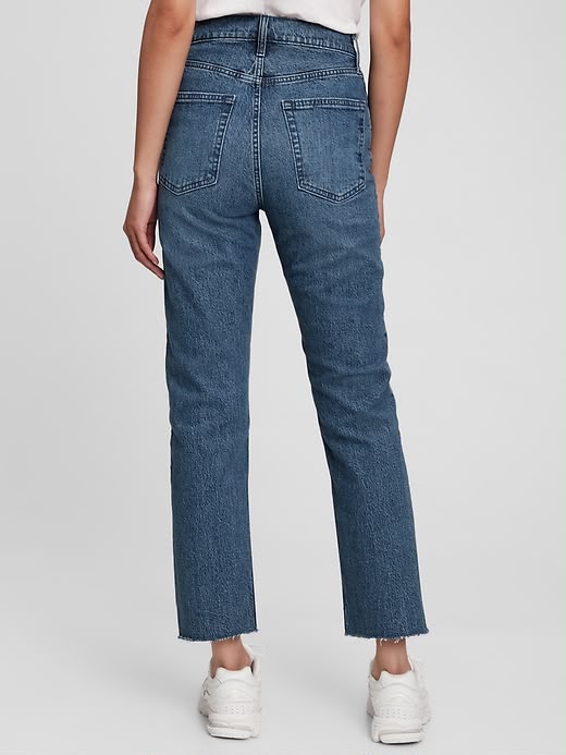 Sky High Rise Cheeky Straight Jeans