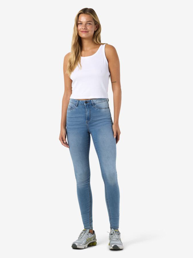 Noisy May Skinny Fit High Waist Super Slim Leg