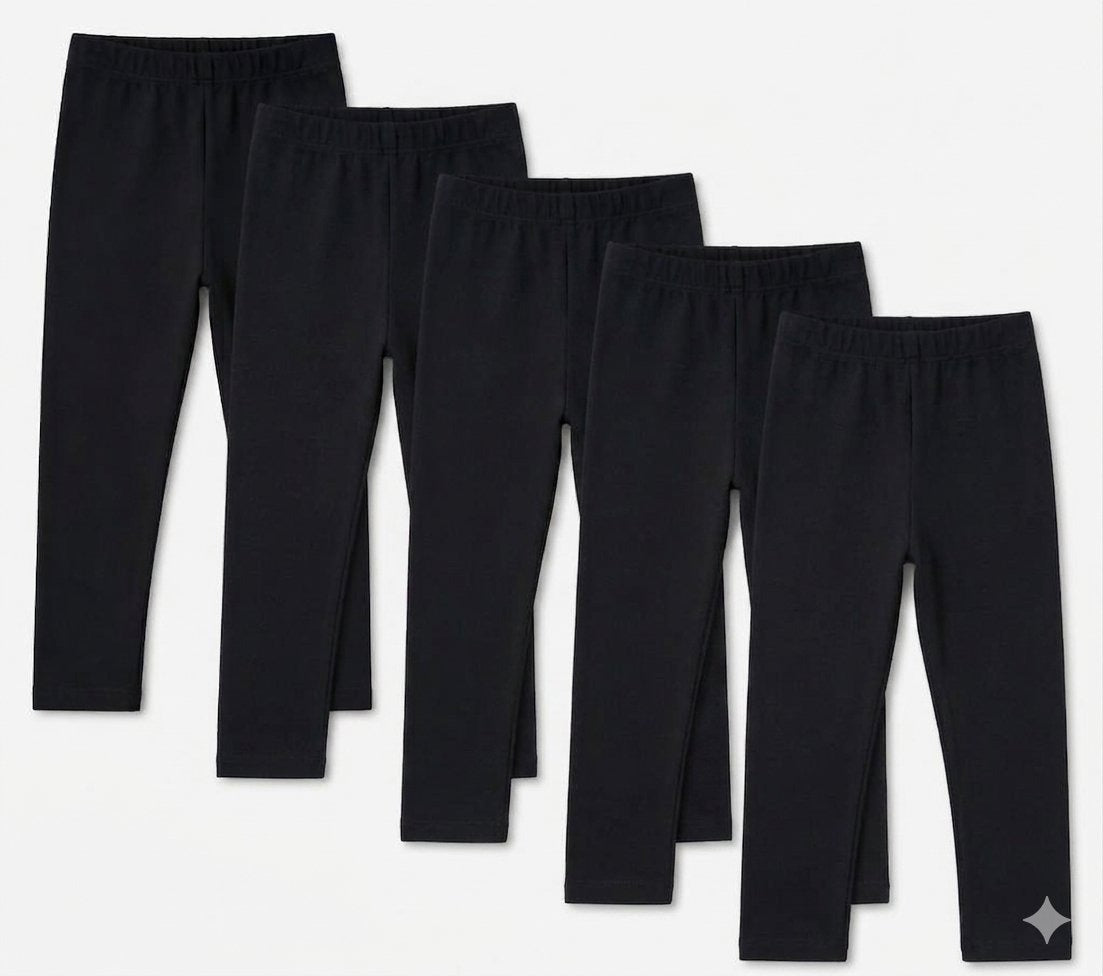 Black Leggings 5 Pack