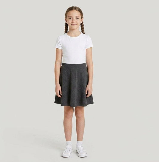 TU Grey Jersey Skater School Skirt
