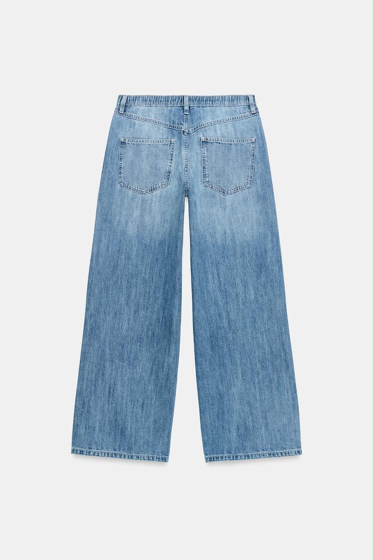 Zara High Waist Wide Leg Elastic Waist