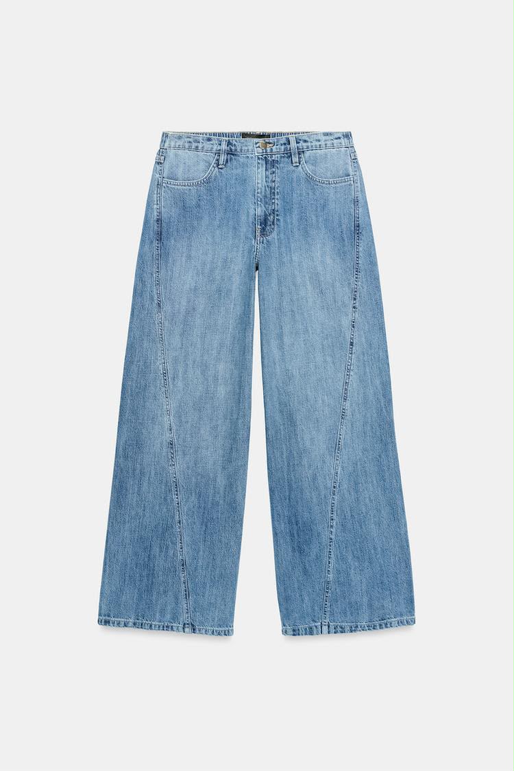 Zara High Waist Wide Leg Elastic Waist