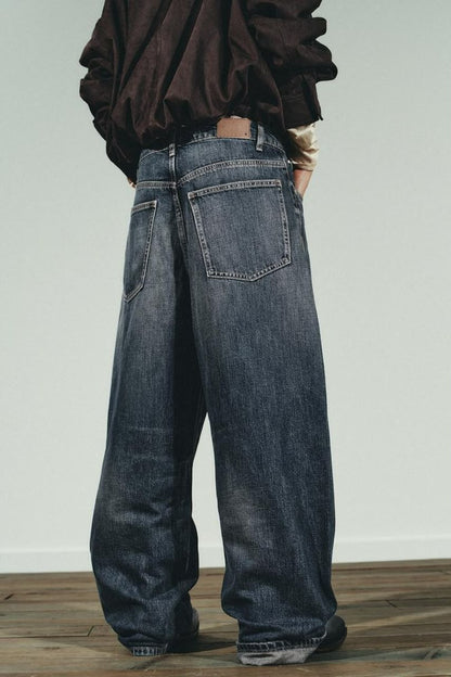 Zara Jeans TRF Baggy Balloon Mid Rise