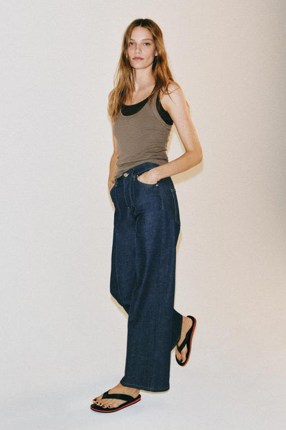 Zara High Waist Relaxed Leg
