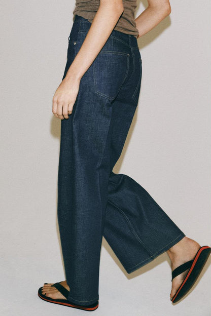 Zara High Waist Relaxed Leg