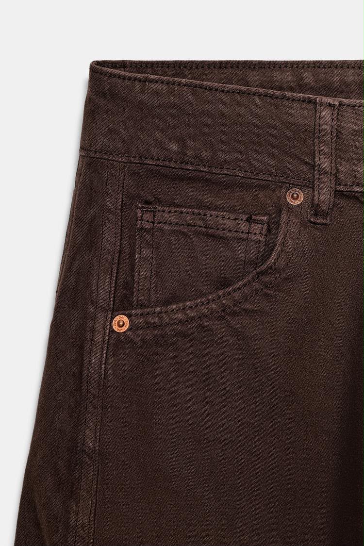 Zara Mid Waist Barrel Ankle Length