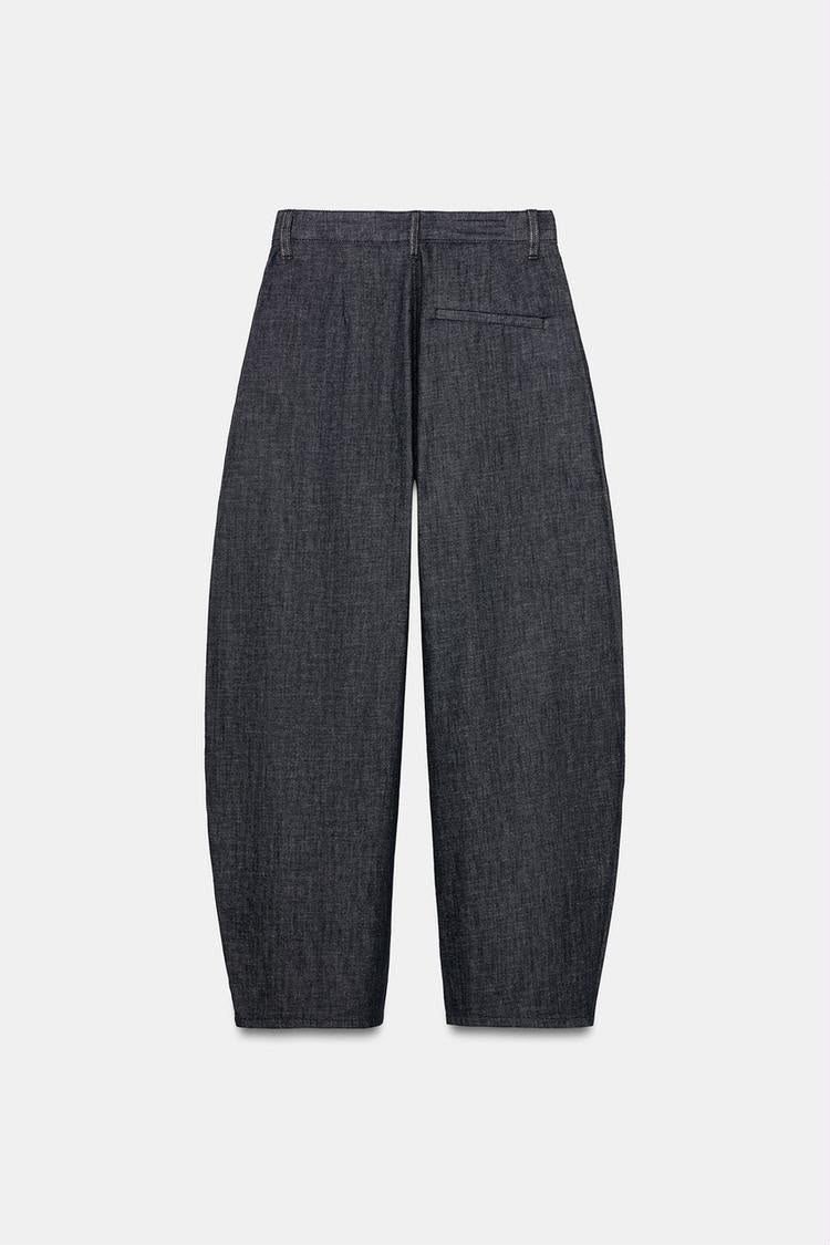 High Waist Barrel Jeans