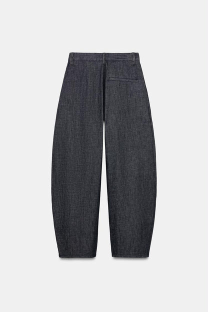 High Waist Barrel Jeans