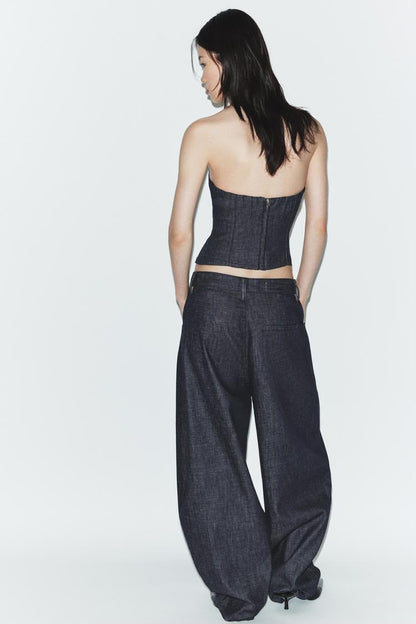 High Waist Barrel Jeans
