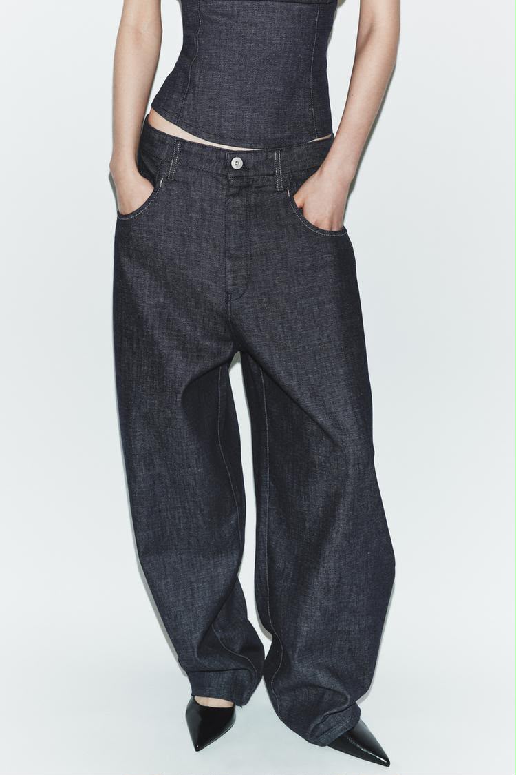 High Waist Barrel Jeans