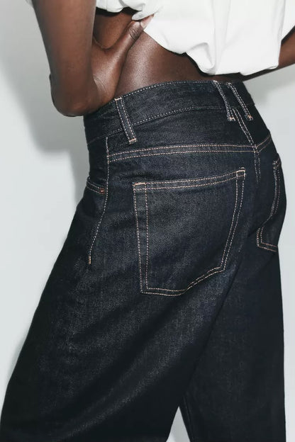 Zara Barrel High Rise Regular Length