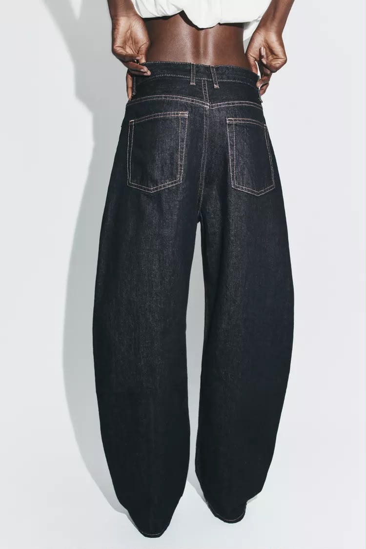 Zara Barrel High Rise Regular Length