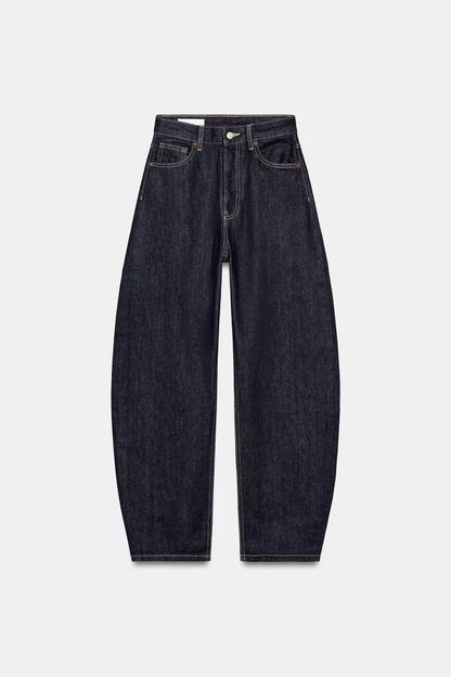 Zara Barrel High Rise Regular Length