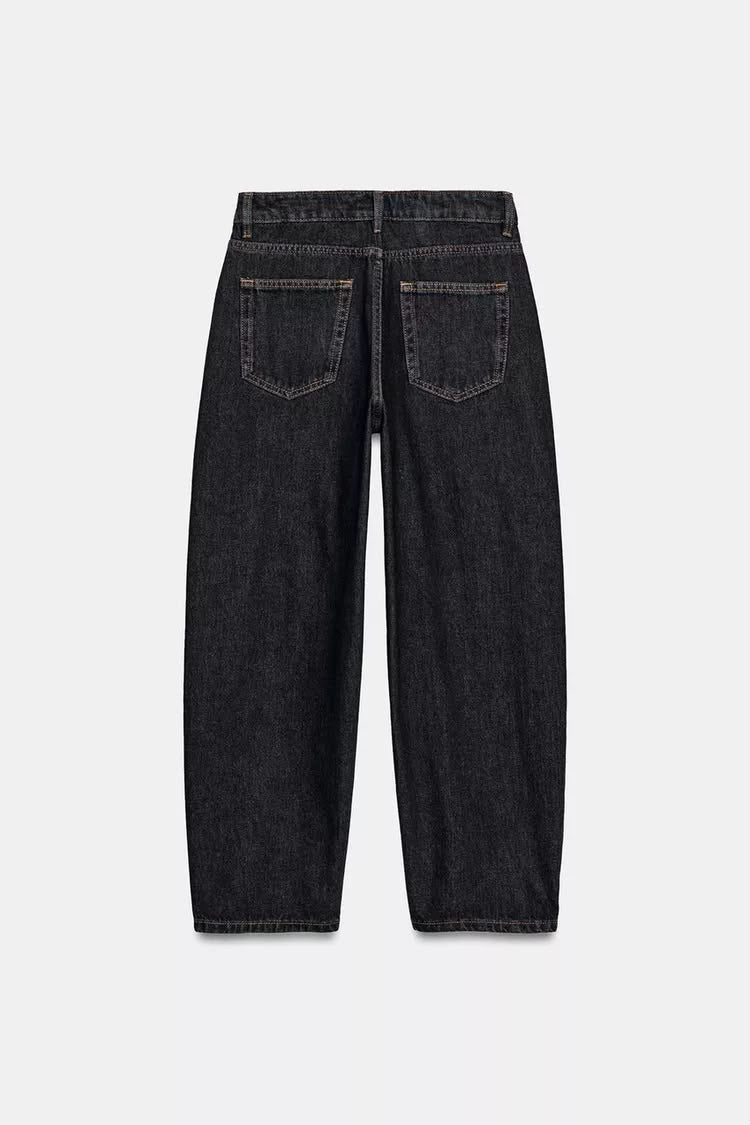 Zara Mid Waist Tapered Leg