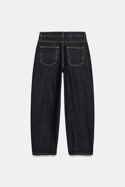Zara Mid Waist Tapered Leg