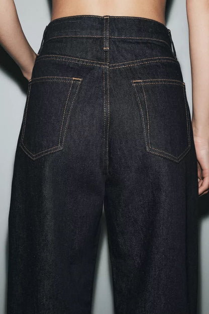 Zara Mid Waist Tapered Leg