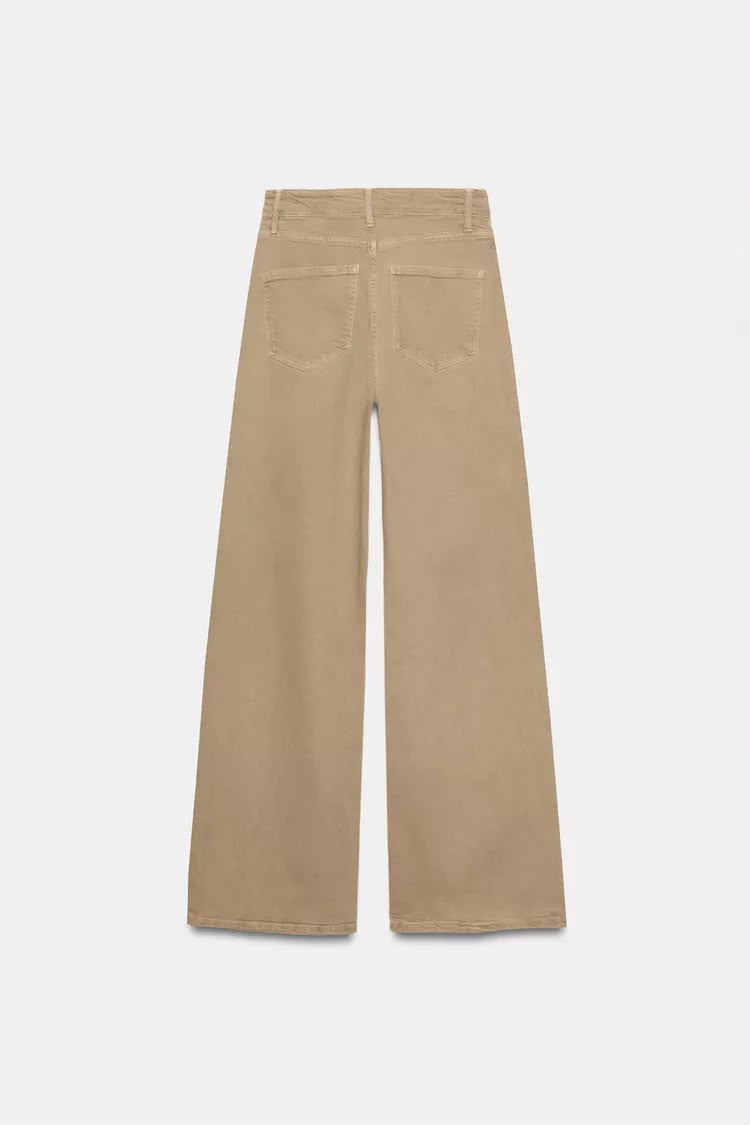 Zara High Waist Wide Leg Full Length