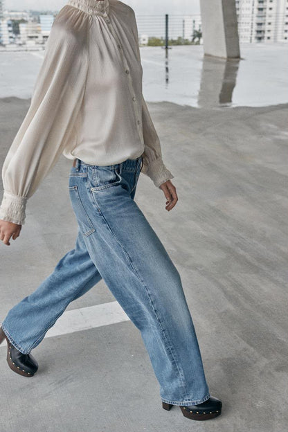 High Waist Loose Baggy