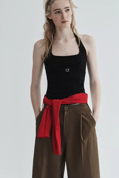 Zara Pleagues Balloon Pants