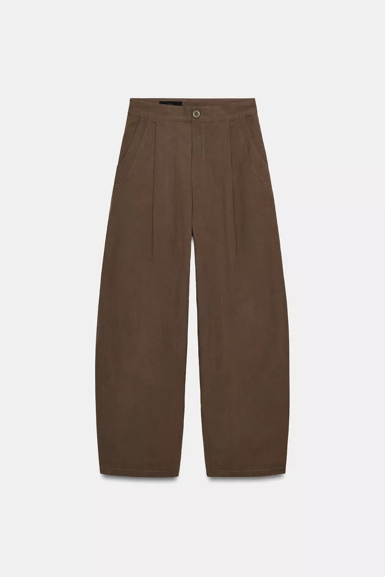 Zara Pleagues Balloon Pants