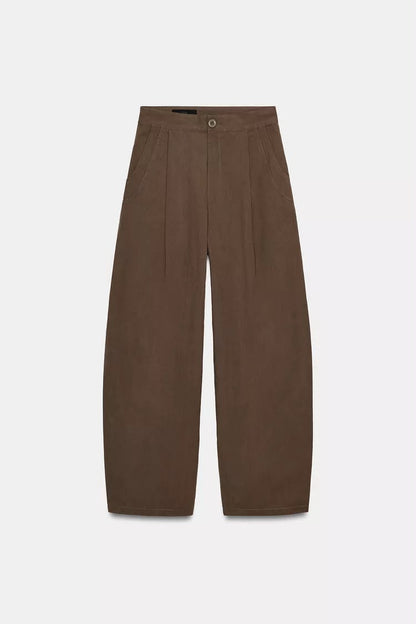 Zara Pleagues Balloon Pants