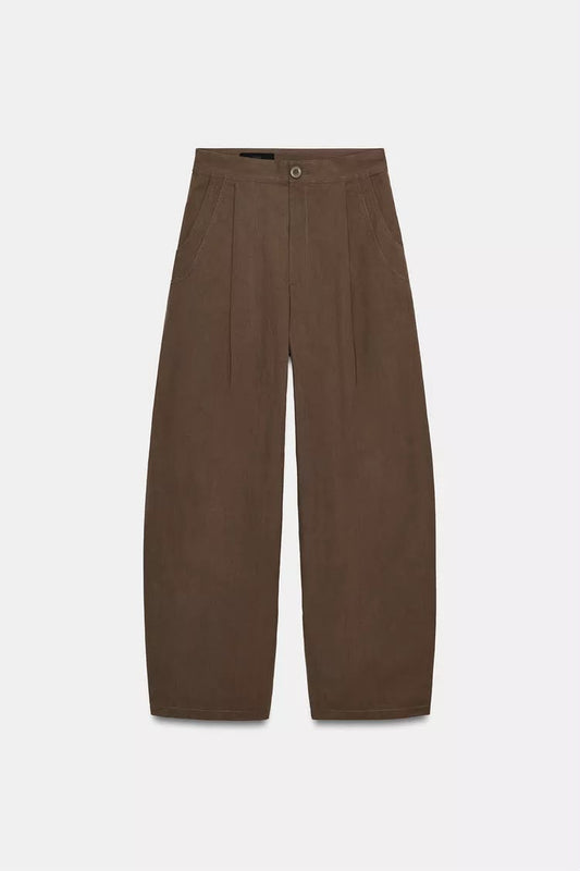 Zara Pleagues Balloon Pants