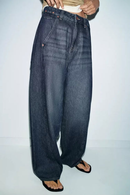 Zara Balloon Seam Jeans