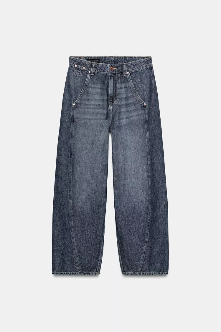 Zara Balloon Seam Jeans